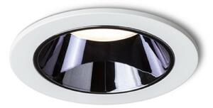 RED - DESIGN RENDL RENDL ANSEL zápustné svítidlo bílá černý chrom 230V LED 12W 60° 3000K R14238