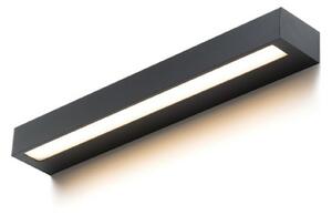 RED - DESIGN RENDL RENDL ASTER 50 nástěnné svítidlo černá mléčný akryl 230V LED 2x10W IP65 3000K R14199