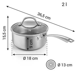 Rendlík SteelCRAFT s poklicí ø 18 cm, 2,0 l