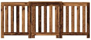 Kryt na radiátor old wood 205 x 21,5 x 83,5 cm kompozitní dřevo