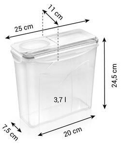 Dóza se sypacím uzávěrem FRESHBOX 3,7 l