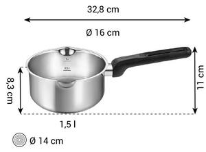 Rendlík BRAVA s oboustrannou nálevkou ø 16 cm, 1,5 l