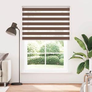 Zebra roleta hnědá 165x200 cm šířka látky 160,9 cm polyester