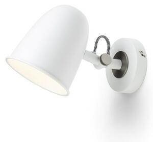 RED - DESIGN RENDL RENDL DANNY nástěnné svítidlo bílá matný nikl 230V E14 5W R14185