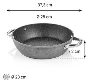 Pánev hluboká i-PREMIUM Stone ø 28 cm, 2 úchyty
