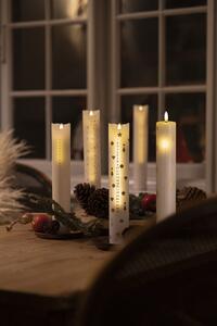 Sirius, Adventní svíčka Sara Calendar Candle ø4,8x H29cm | bílá