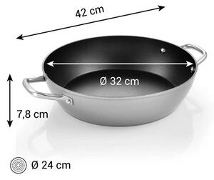 Pánev hluboká GrandCHEF+ ø 32 cm, 2 úchyty