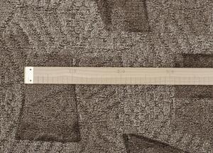 Breno Metrážový koberec COMO 40, šíře role 400 cm, Hnědá