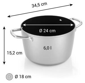 Hrnec GrandCHEF+ ø 24 cm, 6,0 l