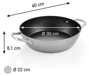 Pánev hluboká GrandCHEF+ ø 30 cm, 2 úchyty