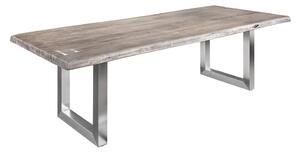 Massive home | Jídelní stůl Woolly 200x100 - 60mm šedý MH401410
