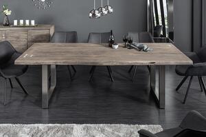 Massive home | Jídelní stůl Woolly 200x100 - 60mm šedý MH401410