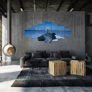 Obraz majáku a moře (210x100 cm)