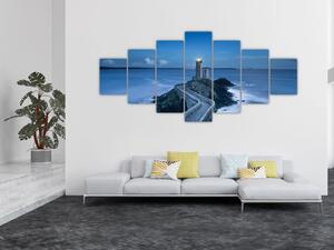 Obraz majáku a moře (210x100 cm)