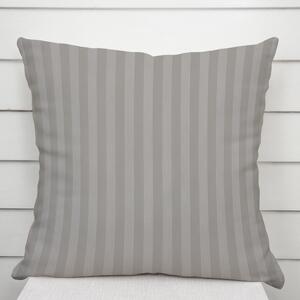 Biante Damaškový povlak na polštář Atlas Gradl DM-019 Hnědošedý - proužky 2 cm 30 x 50 cm