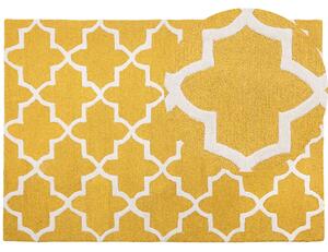 Žlutý bavlněný koberec 160x230 cm SILVAN
