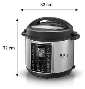Elektrický tlakový hrnec PRESIDENT 5,5 l, multifunkční