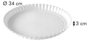 Podnos DELÍCIA ø 34 cm, bílý, 2 ks