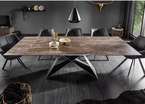 Massive home | Keramická jídelní stůl, hnědý Gabon MH395610