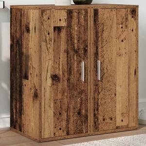 Botníky 2 ks old wood 32 x 35 x 70 cm kompozitní dřevo