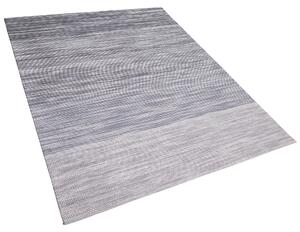 Světle šedý krátkovlasý koberec 200x300 cm KAPAKLI