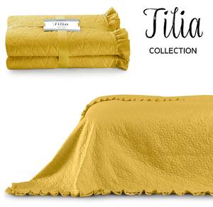 FLHF Přehoz na postel Tilia medově žlutá Rozměr: 170x210