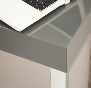 Massive home | Designový počítačový stůl 120x40 cm, světle šedý Salon MH383290