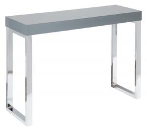 Massive home | Designový počítačový stůl 120x40 cm, světle šedý Salon MH383290