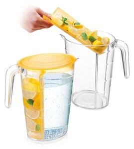 Džbán myDRINK 2,5 l, 4 poháry s víčkem, zelená