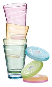 Džbán myDRINK 2,5 l, 4 poháry s víčkem, zelená