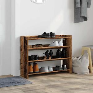Botník old wood 80x25x62 kompozitní dřevo