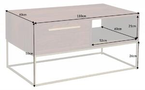 Massive home | Konferenční stolek z akátového dřeva hnědý Solar MH402930