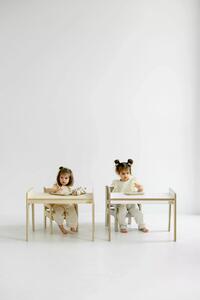 Stůl + židlička pro děti bílá S/M