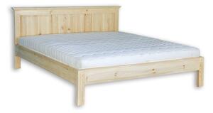 Massive home | Dřevěná postel Corona I BED01 světlý vosk 90 x 200 cm