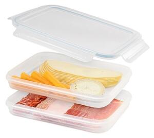 Dóza dvoupatrová FRESHBOX 1,0 l, obdélníková