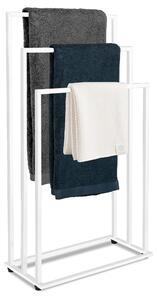 ViaDomo Via Domo - Kovový stojan na ručníky Armonia - bílá - 48,5x91,5x24 cm