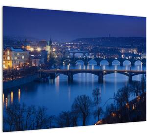 Obraz pražských mostů (70x50 cm)