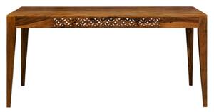 Massive home | Jídelní stůl 120x90 z masivního palisandrového dřeva Massive Home Rosie MIRA-120 Světle medová