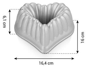 Forma bábovka DELÍCIA ø 16 cm, srdce