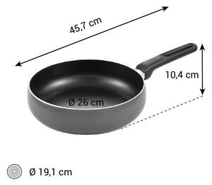 Pánev hluboká zaoblená BRAVA ø 26 cm