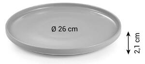 Talíř TAVERNE ø 26 cm, mocca