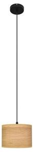 Helam Lustr na lanku ALBA 1xE27/60W/230V pr. 20 cm hnědá/černá HE1413