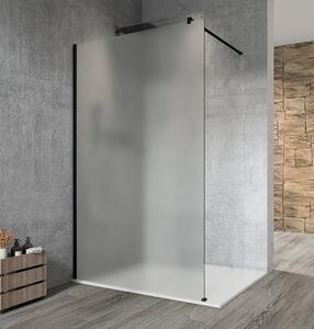 Gelco VARIO BLACK jednodílná sprchová zástěna k instalaci ke stěně, matné sklo, 1100 mm