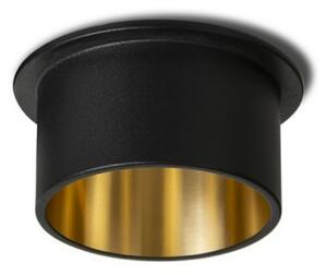 RED - DESIGN RENDL RENDL ORTA zápustné svítidlo černá/zlatá 230V GU10 9W R14252