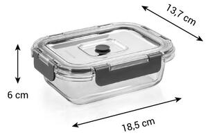 Vakuová dóza skleněná 4FOOD 0,6 l