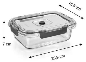 Vakuová dóza skleněná 4FOOD 1,0 l