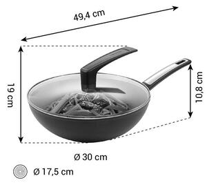 Wok i-PREMIUM ø 30 cm, s poklicí