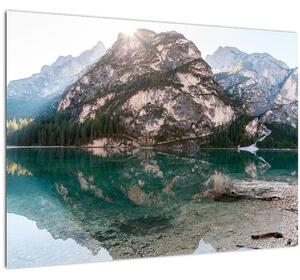 Obraz horského jezera (70x50 cm)