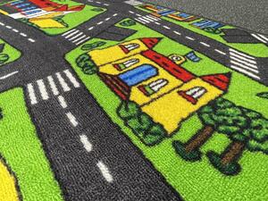 Dětský koberec autodráha City life 80x120 cm