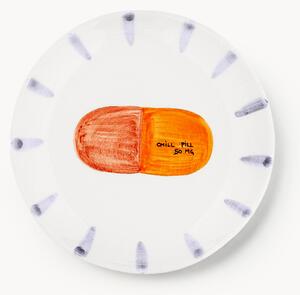 Ručně malovaný Kuchenteller Chill Pill